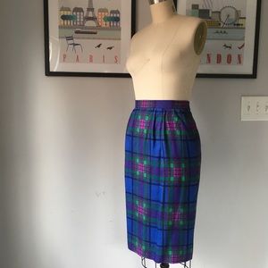 🌸Carlisle • Vintage Plaid Skirt
